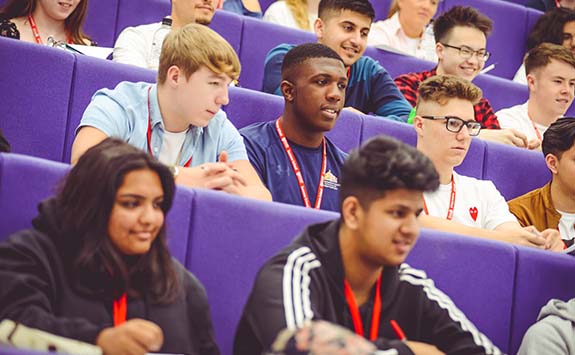 Students in a lecture 